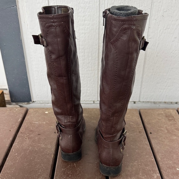 Brown Knee-High Boots - Picture 2 of 6